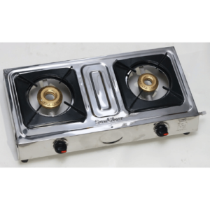Double Burner Mini, Brass Top