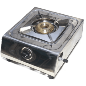 Single Burner B/F Heavy, Brass Top, SS Pan Support